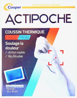 ACTIPOCHE COOPER: POCHE THERMIQUE 10 CM PAR 15 CM