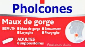 PHOLCONES BISMUTH ADULTES SUPPOSITOIRES