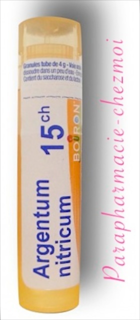 ARGENTUM NITRICUM GRANULES 15CH