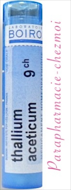 THALLIUM ACETICUM GRANULES 9CH