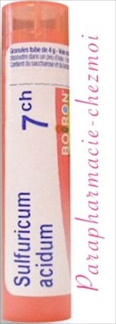 SULFURICUM ACIDUM GRANULES 7CH