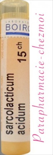 SARCOLACTICUM ACIDUM GRANULES 15CH