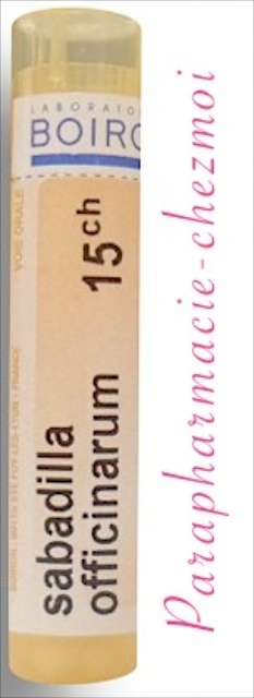 SABADILLA OFFICINARUM GRANULES 15CH