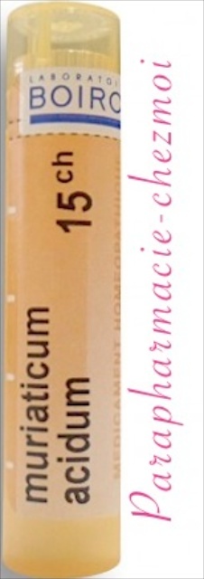 MURIATICUM ACIDUM GRANULES 15CH