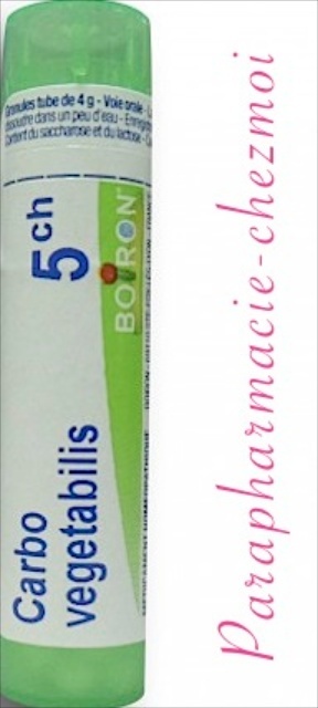 CARBO VÉGÉTABILIS GRANULES 5CH