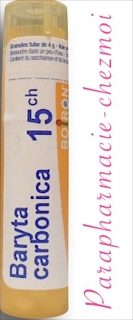 BARYTA CARBONICA GRANULES 15CH