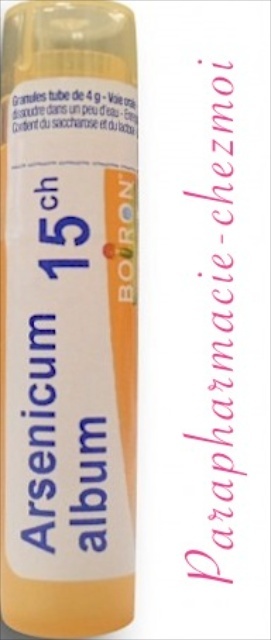 ARSENICUM ALBUM GRANULES 15CH