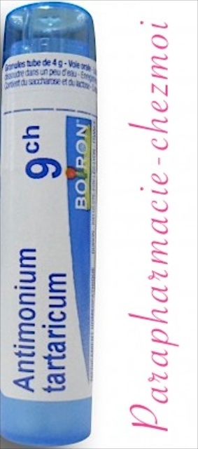 ANTIMONIUM TARTARICUM GRANULES 9CH