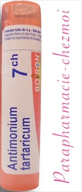 ANTIMONIUM TARTARICUM GRANULES 7CH