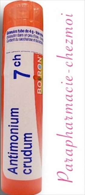 ANTIMONIUM CRUDUM GRANULES 7CH