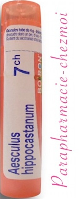 AESCULUS HIPPOCASTANUM GRANULES 7CH