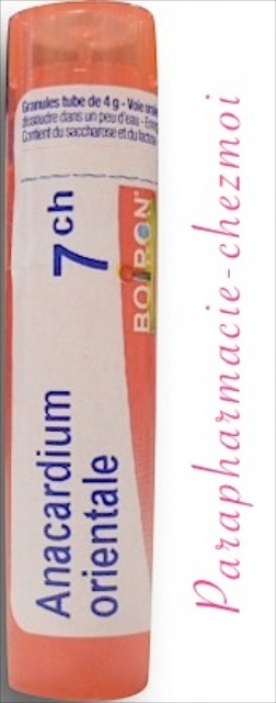 ANACARDIUM ORIENTALE GRANULES 7CH