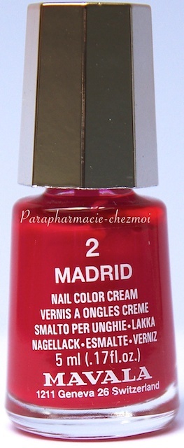MAVALA VERNIS À ONGLES CRÈME MADRID N°2