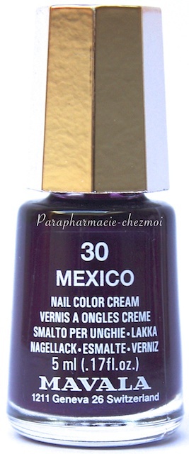 MAVALA VERNIS À ONGLES CRÈME MEXICO N°30