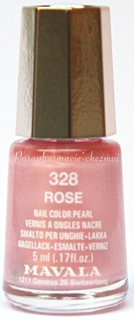 MAVALA VERNIS À ONGLES NACRÉ ROSE N°328
