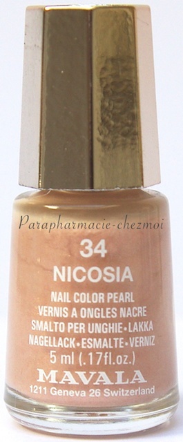 MAVALA VERNIS À ONGLES NACRÉ NICOSIA N°34