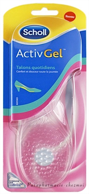 SCHOLL SEMELLES ACTIVGEL TALONS QUOTIDIENS