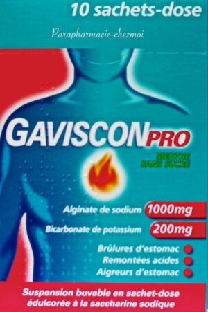 GAVISCONPRO MENTHE MAUX D'ESTOMAC SUSPENSION BUVABLE