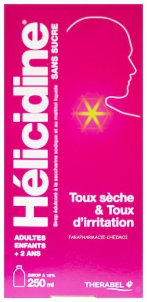 HÉLICIDINE TOUX SÈCHE SIROP SANS SUCRE