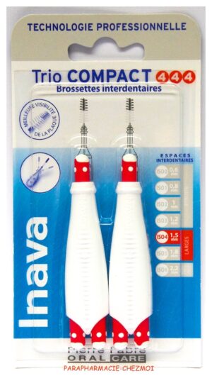 INAVA TRIO 4-4-4 COMPACT BROSSETTES INTERDENTAIRE