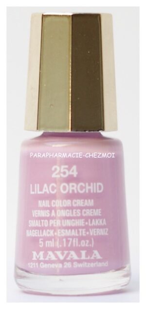 MAVALA VERNIS À ONGLES CRÈME LILAC ORCHID N°254