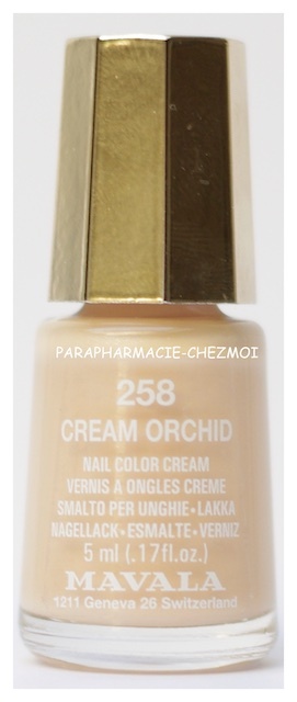 MAVALA VERNIS À ONGLES CRÈME CREAM ORCHID N°258