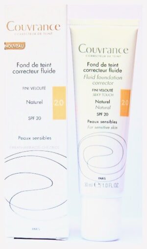 AVENE COUVRANCE FOND DE TEINT FLUIDE NATUREL N°02