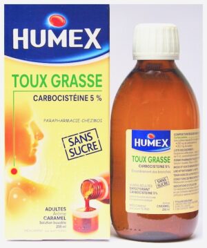 HUMEX 5% ADULTE EXPECTORANT SANS SUCRE