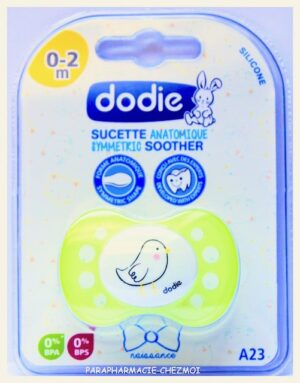 DODIE SUCETTE ANATOMIQUE SILICONE DE 0-2 MOIS