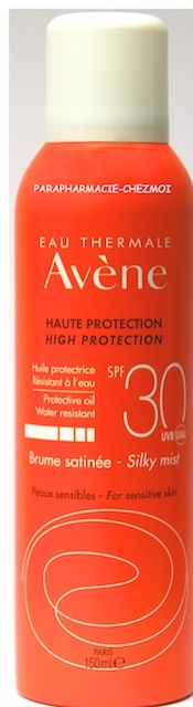 AVENE brume satinée PROTECTRICE SOLAIRE SPF 30 PEAUX SENSIBLES