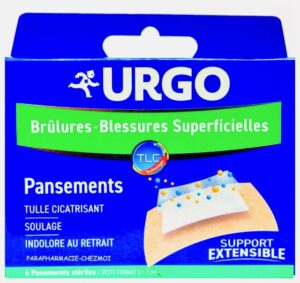 URGO BRÛLURES ET PLAIES SUPERFICIELLES PANSEMENTS