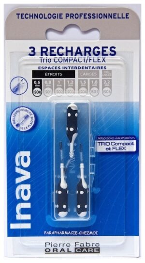 INAVA RECHARGE NOIRE POUR TRIO COMPACT