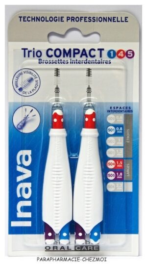 INAVA TRIO 1-4-5 COMPACT BROSSETTES INTER-DENTAIRES