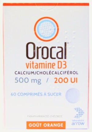 OROCAL 500MG/VITAMINE D3 200UI