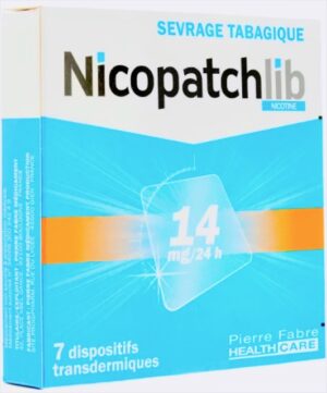 NICOPATCHLIB 7 PATCHS TRANSDERMIQUES 14MG/24H