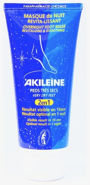 AKILEÏNE MASQUE DE NUIT REVITALISANT LISSANT PIEDS TRÈS SECS