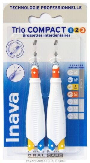 INAVA TRIO 1-2-3 COMPACT BROSSETTES INTER-DENTAIRES