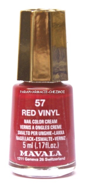 MAVALA VERNIS À ONGLES RED VINYL N°57