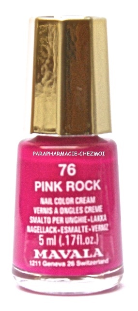 MAVALA VERNIS À ONGLES PINK ROCK N°76