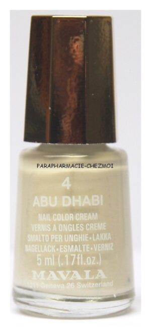MAVALA VERNIS À ONGLES CRÈME ABU DHABI N°4
