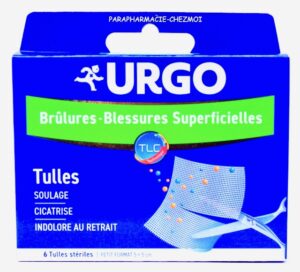URGO BRÛLURES ET PLAIES SUPERFICIELLES TULLE