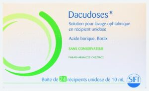 DACUDOSES SOLUTION POUR LAVAGE OPHTALMIQUE