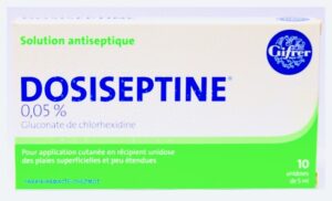 DOSISEPTINE 0,05% UNIDOSES STERILES