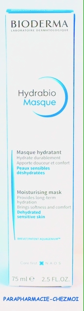 BIODERMA HYDRABIO MASQUE DOUCEUR HYDRATANT