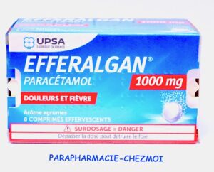 EFFERALGAN 1000MG COMPRIMÉS EFFERVESCENTS ARÔME AGRUMES