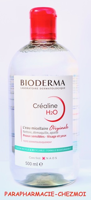 BIODERMA CRÉALINE H2O SOLUTION MICELLAIRE PEAUX SENSIBLES
