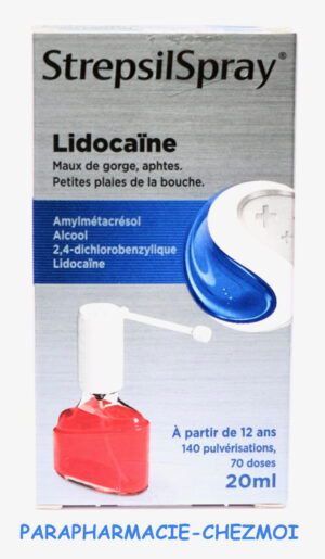 STREPSIL SPRAY LIDOCAINE