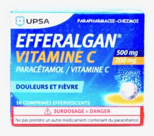 EFFERALGAN 500 MG + VITAMINE C 200 MG COMPRIMÉS EFFERVESCENTS