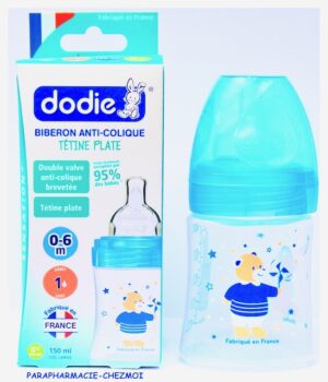 DODIE BIBERON SENSATION + PREMIER ÂGE BLEU DE 150 ML