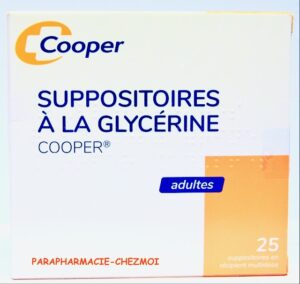 SUPPOSITOIRES À LA GLYCÉRINE COOPER ADULTE